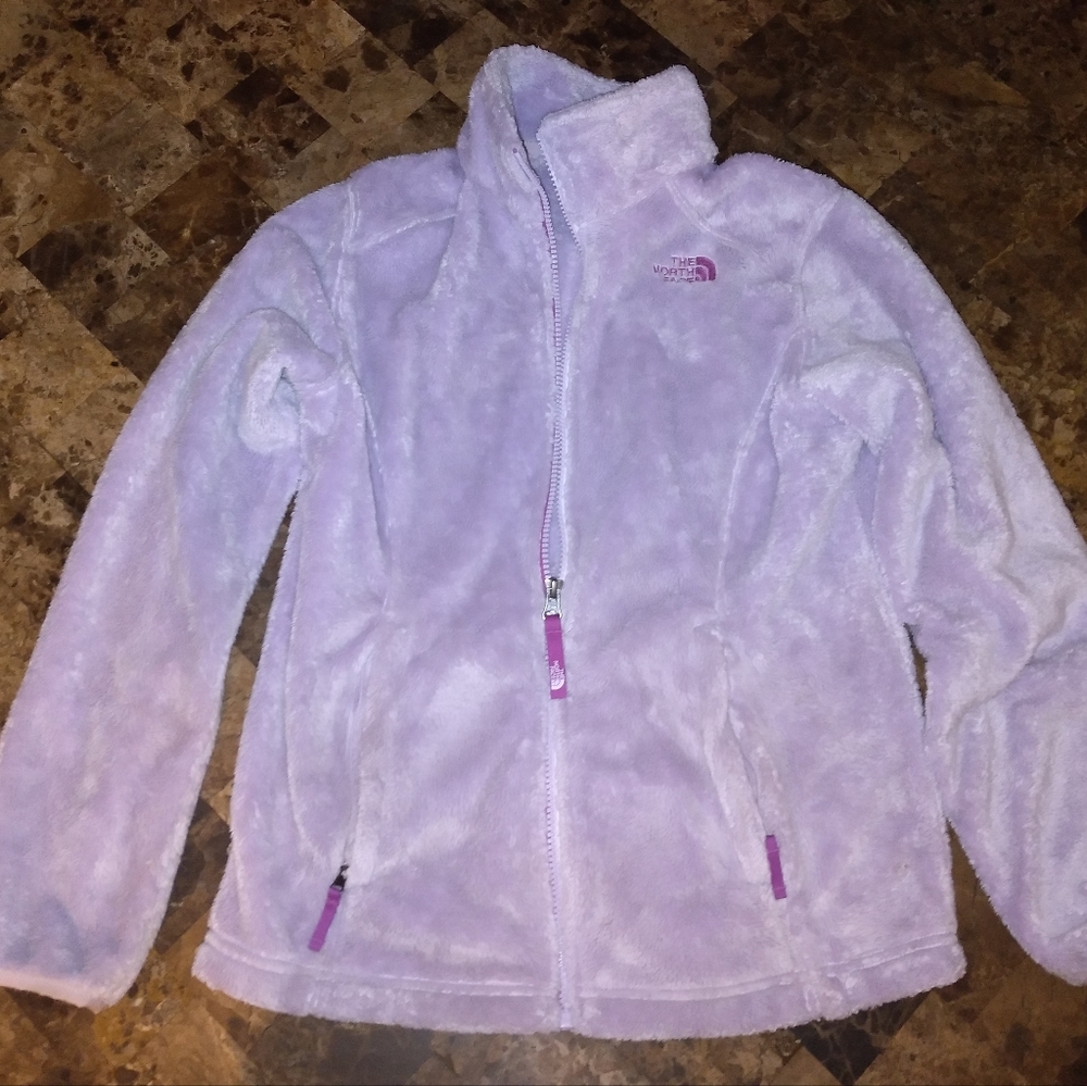 Girls youth 14/16 purple North Face jacket